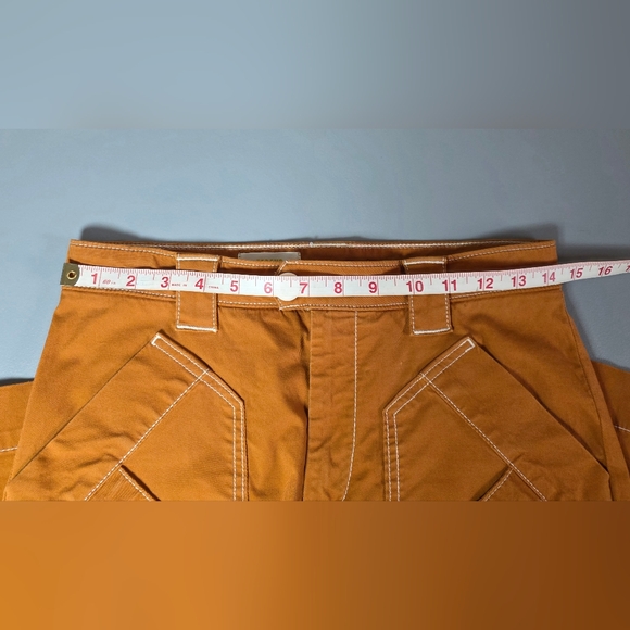 Maeve by Anthropologie Cropped Wide-Leg Carpenter Pant Size 6 - Picture 7 of 15